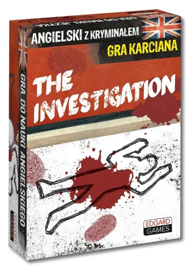 Edgard Games, The Investigation, kryminalna gra karciana do nauki angielskiego
