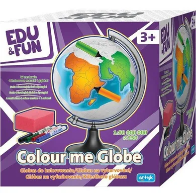 Edu & Fun, Globus konturowy do malowania