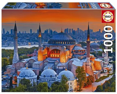Educa, Błękitny Meczet, Stambuł, Turcja, puzzle, 1000 elementów