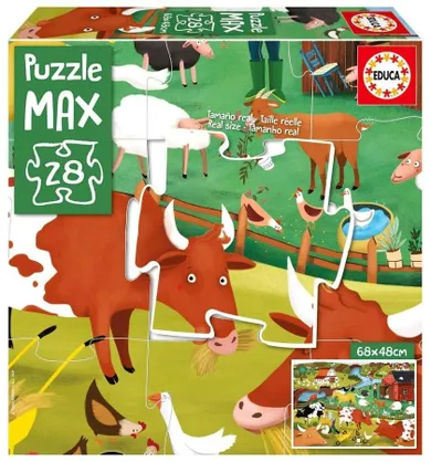 Educa, Farma, puzzle XL, 28 elementów