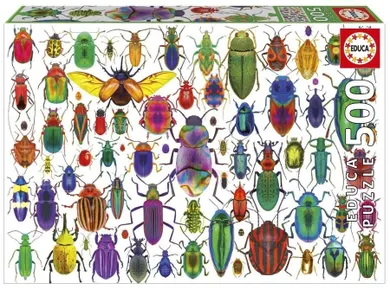 Educa, Kolorowe owady, puzzle, 500 elementów