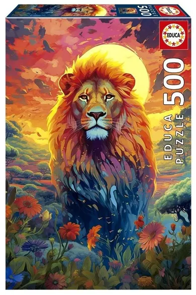 Educa, Majestatyczny lew, puzzle, 500 elementów