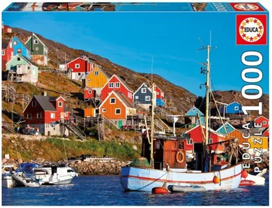 Educa, Nordic houses, puzzle, 1000 elementów