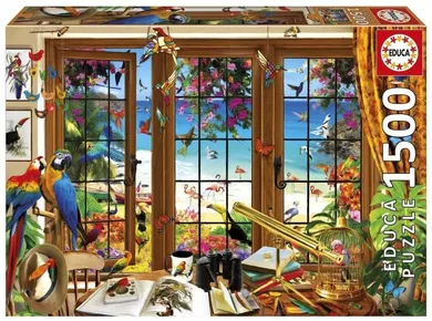 Educa, Okno obserwatora ptaków, puzzle, 1500 elementów