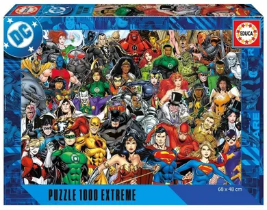Educa, Postacie z uniwersum DC Comics, puzzle, 1000 elementów