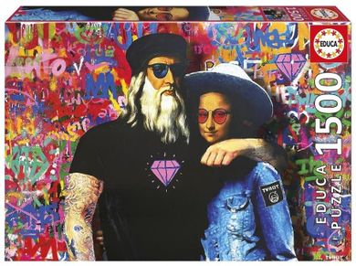 Educa, TV Boy, Leo i Lisa, puzzle, 1500 elementów