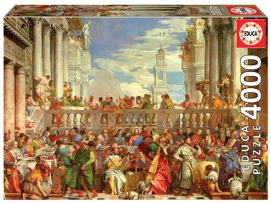 Educa, Wesele w Kanie Galilejskiej, Paolo Veronese, puzzle, 4000 elementów