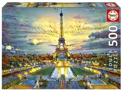 Educa, Wieża Eiffla, Paryż, puzzle, 500 elementów