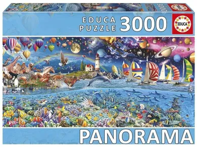 Educa, Życie, panorama, puzzle, 3000 elementów