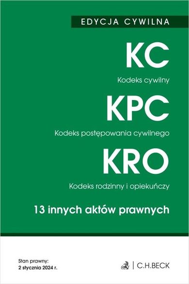 Edycja Cywilna. KC. KPC. KRO