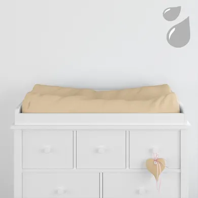 Eevi, pokrowiec na przewijak, bawełniany, beżowy