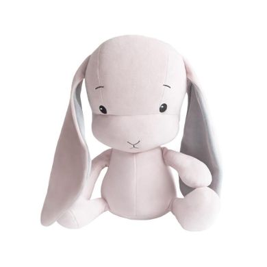 Effiki, królik Effik, maskotka, 35 cm, różowy, szare uszy