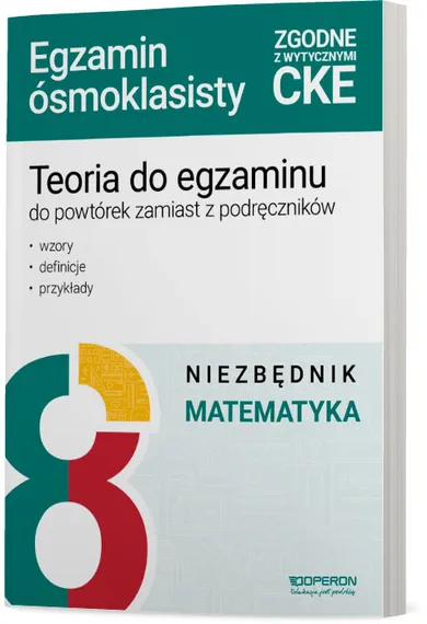 Egzamin ósmoklasisty 2025. Matematyka. Niezbędnik z teorią