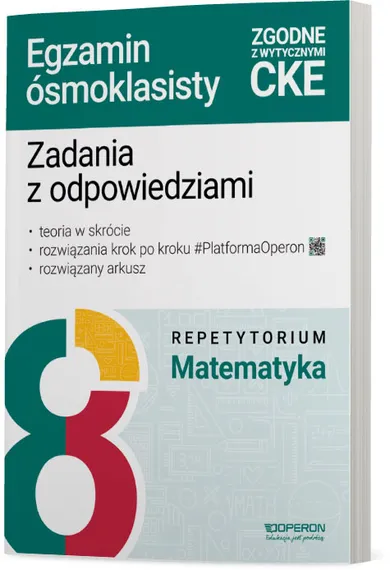 Egzamin ósmoklasisty 2025. Matematyka. Repetytorium wzory zadania i arkusze