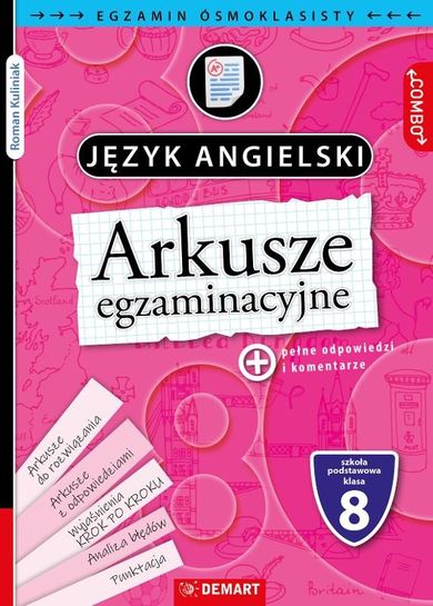 Egzamin ósmoklasisty. Język angielski. Arkusze egzaminacyjne