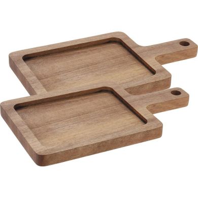Eh Excellent Houseware, deska do serwowania z drewna akacji, 2 szt.