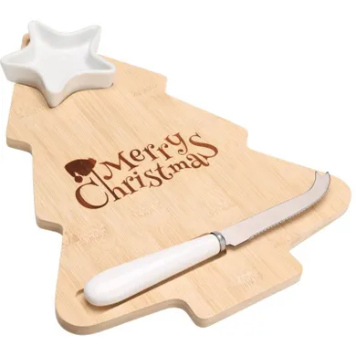 Eh Excellent Houseware, Fiabel, deska do serwowania serów, kształt choinki, 3 elementy
