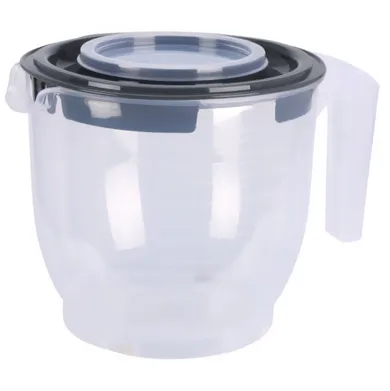 eh Excellent Houseware, miska do miksowania z uchwytem i pokrywką, 2,2 l