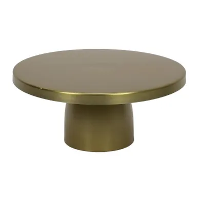 eh Excellent Houseware, patera na ciasto na nodze zace, złota, średnica 30 cm