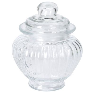 eh Excellent Houseware, prążkowany słoik z pokrywką