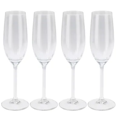 EH Excellent Houseware, zestaw kieliszków do szampana, 210 ml, 4 szt.