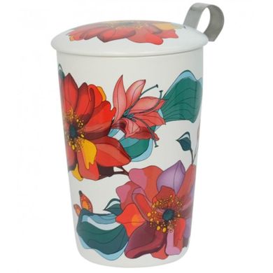 Eigenart, TeaEve, kubek z zaparzaczem, Poppy, 350 ml, 80055