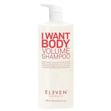 Eleven Australia, I Want Body Volume Shampoo, szampon do włosów dodający objętości, 960 ml