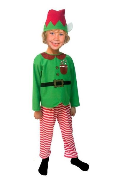 Elf pomocnik super, strój dla dziecka, 122/128
