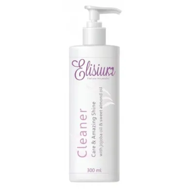 Elisium, Cleaner Care & Amazing Shine, płyn do odtłuszczania paznokci z olejkiem jojoba i olejkiem migdałowym, 300 ml