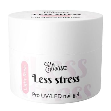 Elisium, Less Stress Builder Gel, żel budujący, Light Rose, 40 ml