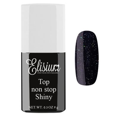 Elisium, Top Coat, top do lakierów hybrydowych, Non Stop Shiny, 9g