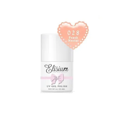 Elisium, UV Gel Polish, lakier hybrydowy do paznokci, 028 Peach Nectar, 8 ml