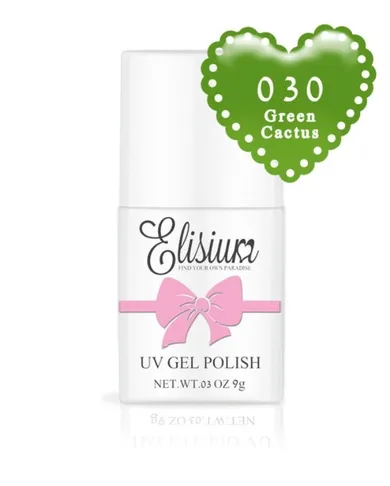 Elisium, UV Gel Polish lakier hybrydowy do paznokci, 030 Green Cactus, 8 ml