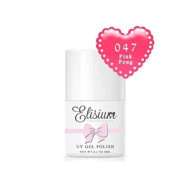 Elisium, UV Gel Polish, lakier hybrydowy do paznokci, 047 Pink Pong, 8 ml
