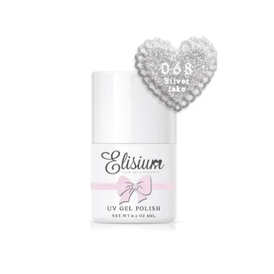 Elisium, UV Gel Polish, lakier hybrydowy do paznokci, 068 Silver Lake, 8 ml
