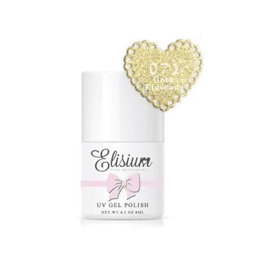 Elisium, UV Gel Polish, lakier hybrydowy do paznokci, 071 Eldorado Gold, 8 ml