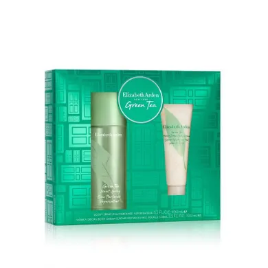 Elizabeth Arden, zestaw prezentowy, Green Tea: woda perfumowana, 100 ml + balsam do ciała, 100 ml