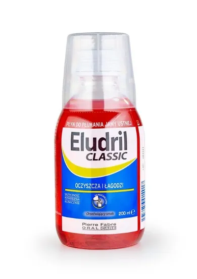 Eludril, Classic, płyn do płukania jamy ustnej, 200ml