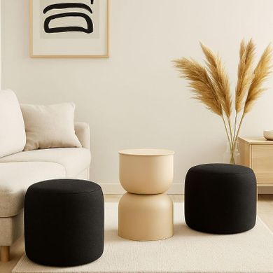 Emako, Disa, stolik kolumna, matowy, średnica 31 cm