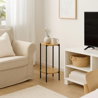 Emako, Kiro, stolik pomocniczy wysoki, średnica 31-61 cm