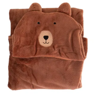 Emako, koc z kapturem dla dzieci, Tibi, 100-70 cm