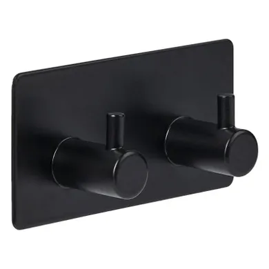 Emako, Stiky, haczyk samoprzylepny + 2 uchwyty, stal nierdzewna, 9-2,8-4,5 cm