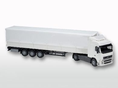 Emek, Volvo FH Globetrotter, ciągnik siodłowy z naczepą, model, biały