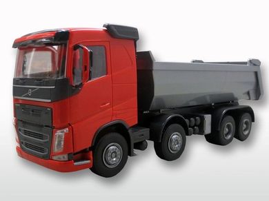 Emek, Volvo FH, wywrotka 4-osiowa, model, czerwony