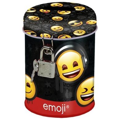 Emoji, skarbonka z kłódką