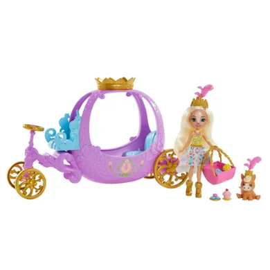 Enchantimals, Królewska karoca, zestaw z lalką i akcesoriami