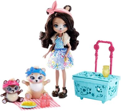 Enchantimals, Niedźwiadkowy piknik, lalka z figurkami i akcesoriami