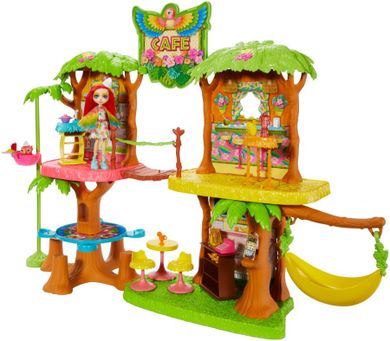 Enchantimals, Tropikalna kawiarenka, zestaw z lalką i akcesoriami