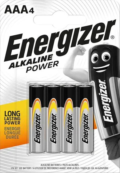 Energizer, Alkaline Power, baterie AAA LR03, 4 szt.