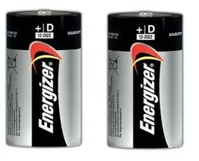 Energizer, bateria alkaiczna, LR20, 1,5V, 2 szt.